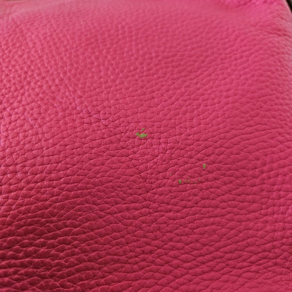 Dooney & Bourke Erica Pebbled Leather Hobo Shoulder Bag Fuchsia Pink - Picture 4 of 16
